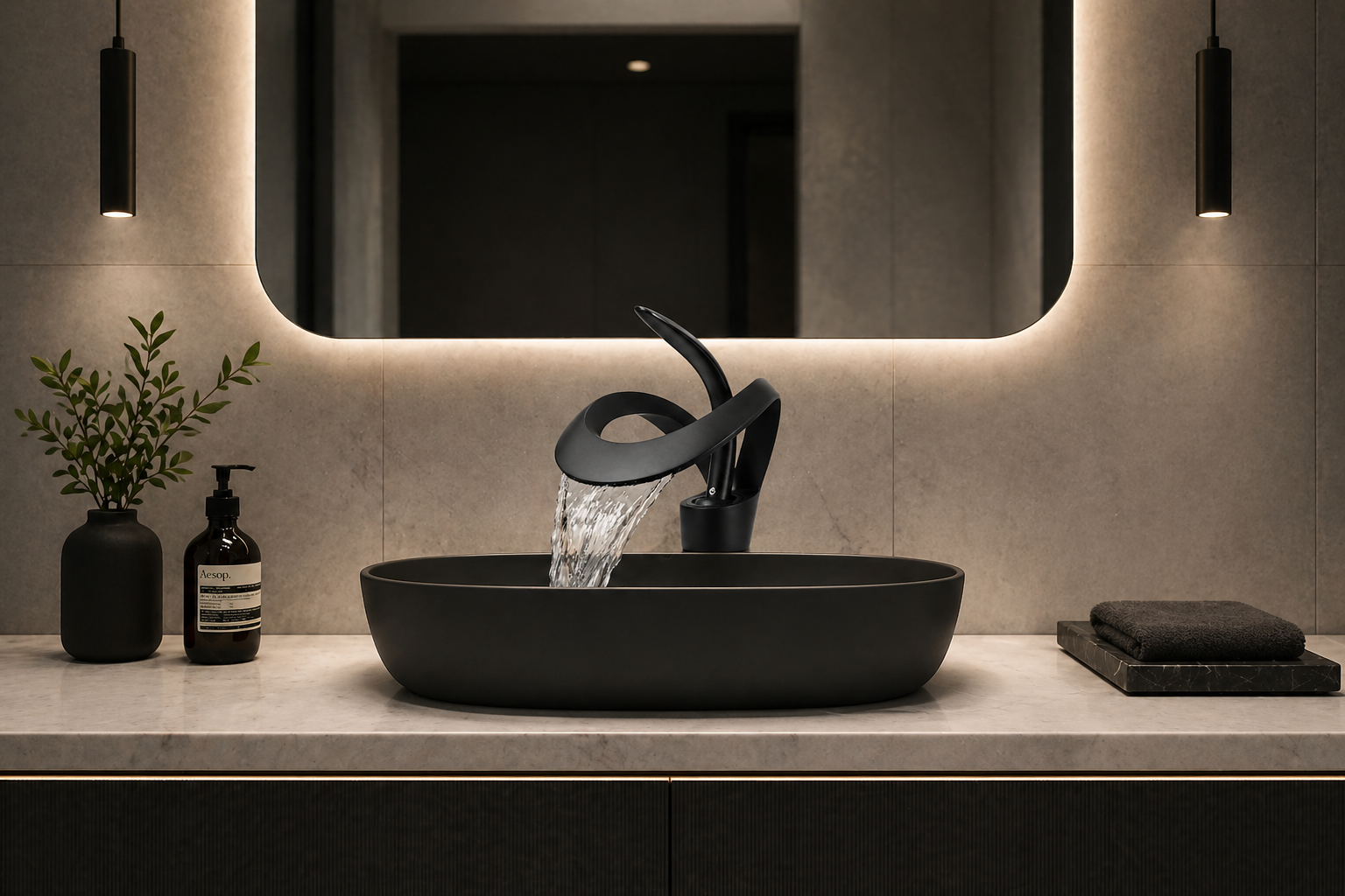 Robinet de salle de bain