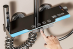 Colonne de Douche Moderne avec Affichage Digital – Double Sortie Pluie & Douchette