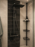 Colonne de Douche Moderne avec Affichage Digital – Double Sortie Pluie & Douchette