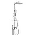 Colonne de Douche Noir ou Chrome – Douche Pluie et Mitigeur Salle de Bain