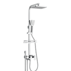 Colonne de Douche Noir ou Chrome – Douche Pluie et Mitigeur Salle de Bain