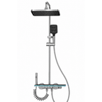Colonne de Douche avec Affichage Digital LED – Design Moderne (Chrome)