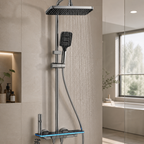 Colonne de Douche avec Affichage Digital LED – Design Moderne (Chrome)